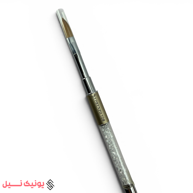 موی طبیعی سمور جنس دسته فلزی سایز10