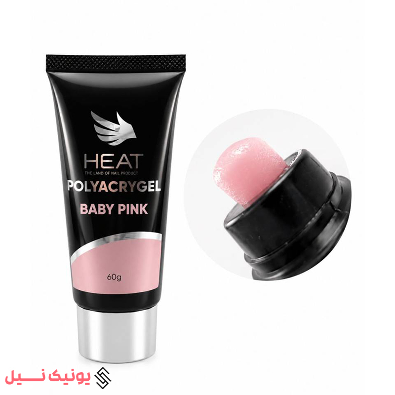 پلی ژل هیت رنگ BABAY PINK