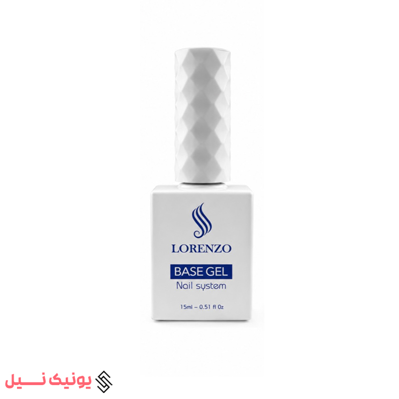 base-gel برند: لورنزو lorenzo مدل : base gel مناسب برای کاشت ژل و لاک ژل