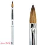 مناسب برای کاشت ناخن باپودر جنس موطبیعی سمور جنس دسته فلزی