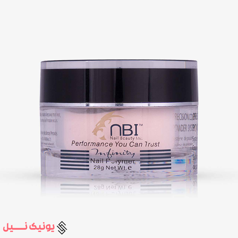holoye پودر کاشت ناخن برند nbi رنگ هلویی