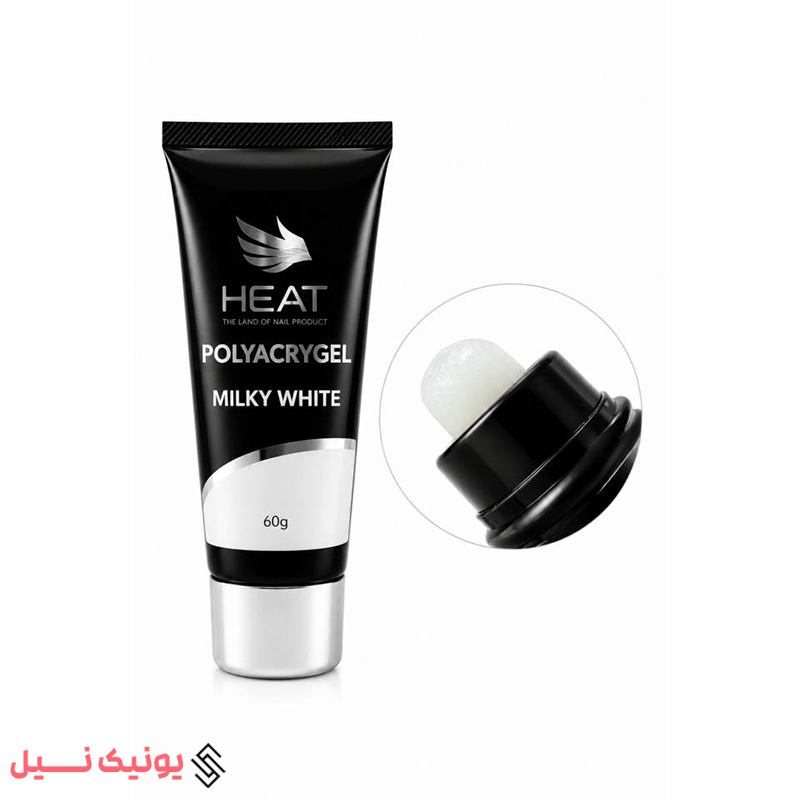 milky-white پلی ژل هیت رنگ MILKY WHITE