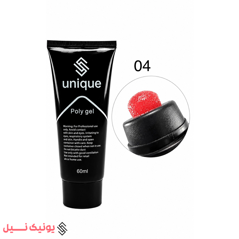 unique2 نوع: پلی زل تیوپی حجم 60 میل رنگ: هلویی روشن برند: یونیک